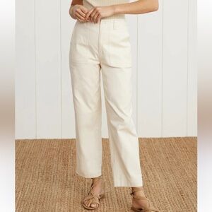 Jenni Kayne Cotton Linen Ranger Trouser Pants